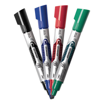 BIC® Intensity Advanced Dry Erase Marker, Tank-style, Broad Chisel Tip, Assorted Colors, 4-pack freeshipping - TVN Wholesale